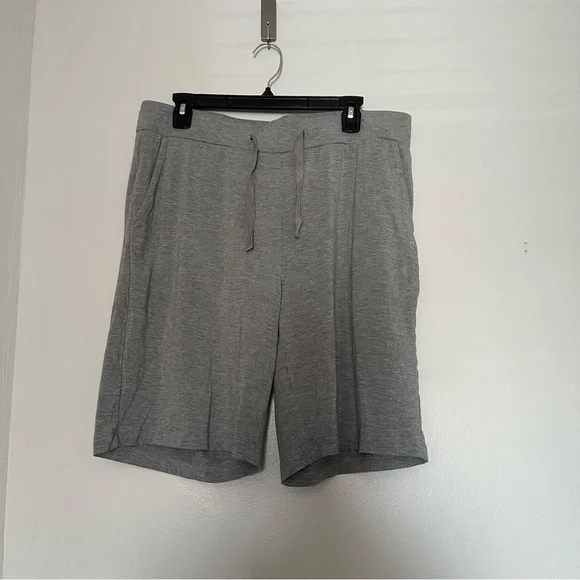 Cozy Earth Bamboo Stretch Knit Pajama Short Heather Grey - Picture 1 of 7